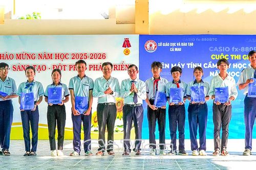 Chất lượng bài thi giải Toán trên máy tính cầm tay nâng lên rõ rệt