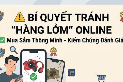 Bí quyết tránh 'hàng lởm' khi mua sắm online