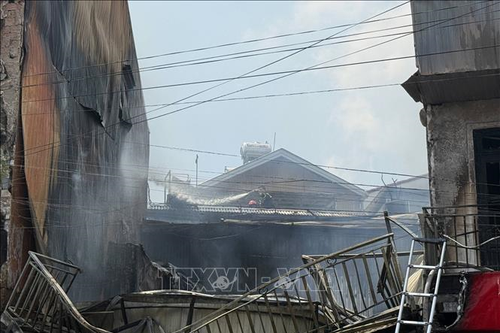 Lâm Đồng: Cháy nhiều căn nhà ngay trung tâm Đà Lạt