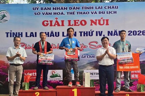 Bế mạc Giải leo núi tỉnh Lai Châu lần thứ IV năm 2026