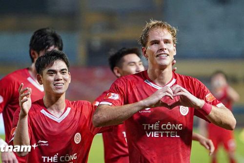 Ngoại binh ghi bàn quyết định, Thể Công-Viettel tiếp tục đua vô địch V-League