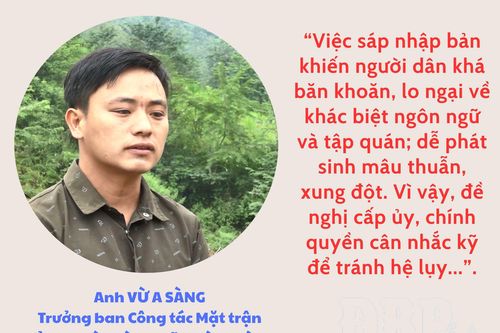 Băn khoăn sáp nhập thôn, bản, tổ dân phố