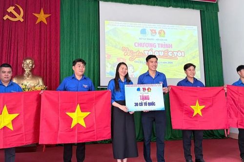 Đoàn xã Tuy Phước kết nghĩa với Đoàn xã Cửu An
