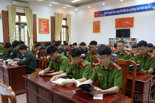 Phòng Cảnh sát cơ động, Công an tỉnh Lào Cai hưởng ứng Ngày Sách và Văn hóa đọc Việt Nam
