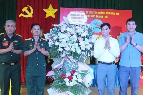 Gặp mặt kỷ niệm 75 năm Ngày thành lập Sư đoàn 316