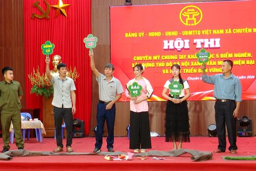 Xã Chuyên Mỹ khắc phục 5 điểm nghẽn, hướng tới đô thị xanh