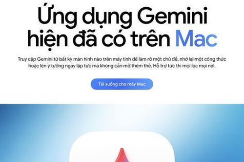 Gemini thuần Macbook: AI dành riêng cho tín đồ của Apple