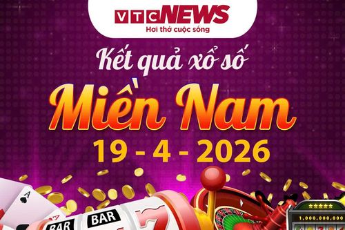 XSMN 19/4 - Trực tiếp kết quả xổ số miền Nam hôm nay 19/4/2026