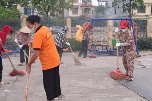 Phường Tây Tựu xây dựng nếp sống xanh từ việc duy trì vệ sinh cuối tuần