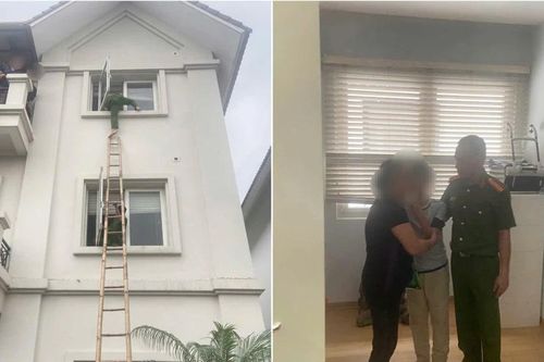 Giải cứu cháu bé tự khóa mình trong nhà, ý định trèo ra ban công tầng 3