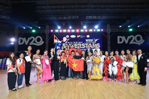 DanceSport Việt Nam giành 6 HCV, xếp hạng nhất giải Đông Nam Á