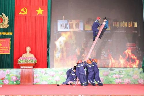 Công an Cần Thơ thi tìm hiểu Nghị quyết Đại hội XIV của Đảng