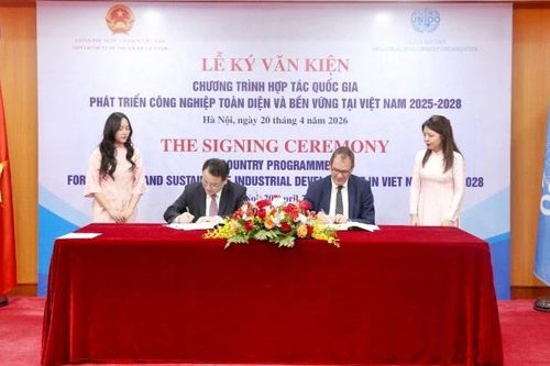 UNIDO và Việt Nam ký kết Chương trình Hợp tác quốc gia về thúc đẩy công nghiệp xanh, tuần hoàn và toàn diện