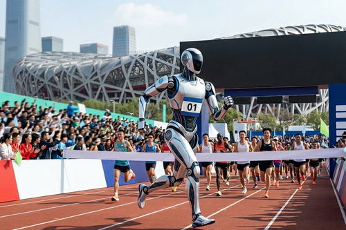 Robot Trung Quốc xô đổ kỷ lục thế giới, chạy bán marathon nhanh hơn con người