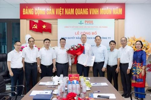 Ông Đặng Tiến Dũng được bầu làm Chủ tịch HĐQT PVOIL Hải Phòng