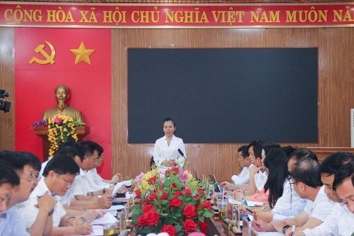 Đồng chí Võ Thị Minh Sinh yêu cầu các địa phương đổi mới phương thức lãnh đạo, chỉ đạo với tinh thần '6 rõ'