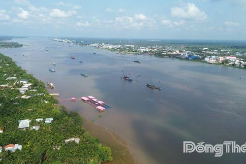 Đồng Tháp: Xâm nhập mặn tăng trở lại theo kỳ triều cường đầu tháng 3 âm lịch