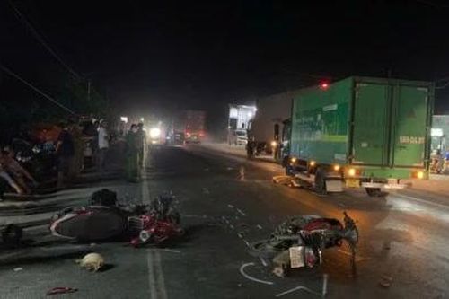 Tai nạn giao thông liên hoàn trên tuyến tránh Cai Lậy, 1 người tử vong tại chỗ