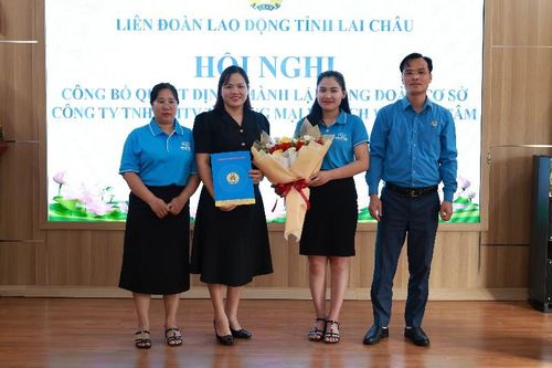 Hội nghị công bố quyết định thành lập công đoàn cơ sở