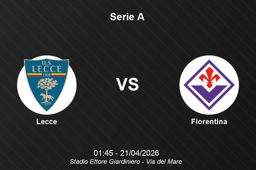Nhận định Lecce vs Fiorentina - Serie A: Cuộc chiến sống còn tại Via del Mare