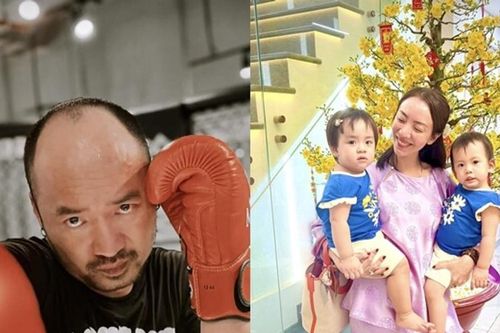 Diễn viên Tiến Luật tập boxing sẵn sàng làm bố vợ của hai con gái song sinh