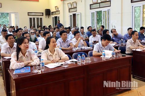 Ủy ban MTTQ Việt Nam tỉnh lấy ý kiến cộng đồng dân cư thực hiện Dự án xây dựng tuyến đường trục động lực phát triển kinh tế-xã hội tỉnh Ninh Bình
