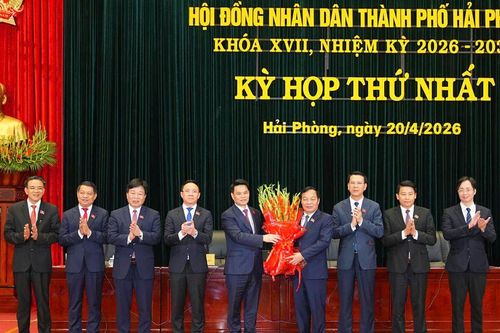 Hải Phòng có tân Chủ tịch HĐND thành phố khóa XVII