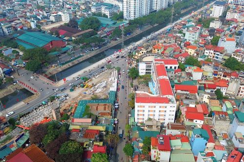 Hà Nội tăng tốc GPMB dự án mở rộng đường Lĩnh Nam
