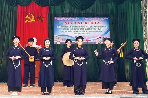 Lan tỏa văn hóa truyền thống trong trường học