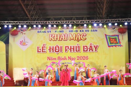 Khai mạc Lễ hội Phủ Dầy 2026: Tôn vinh tín ngưỡng thờ Mẫu, lan tỏa giá trị văn hóa Việt
