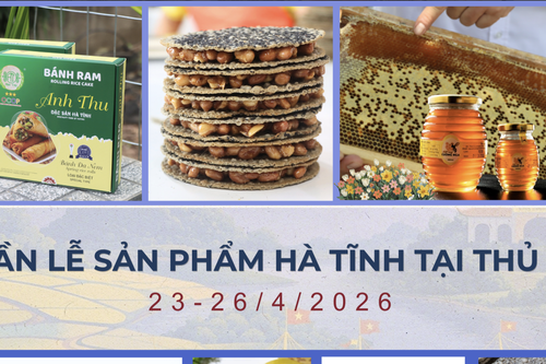 'Tuần lễ sản phẩm Hà Tĩnh' tại Hà Nội: Đẩy mạnh kết nối tiêu thụ trước kỳ nghỉ lễ