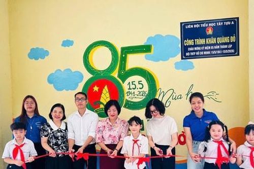 Ấm áp những công trình măng non 'Vì đàn em thân yêu'
