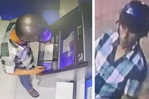 Cận cảnh người đàn ông lấy 128 triệu đồng tại máy ATM ở Khánh Hòa