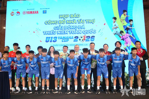 47 đội bóng tranh tài Giải bóng đá thiếu niên U13 toàn quốc năm 2026