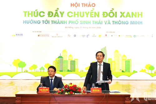 Thúc đẩy chuyển đổi xanh, hướng tới thành phố sinh thái và thông minh