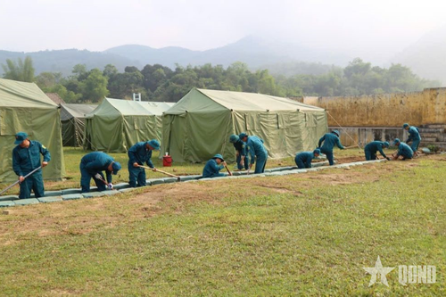 Quân khu 2 kiểm tra công tác chuẩn bị diễn tập phòng thủ dân sự tại tỉnh Lào Cai