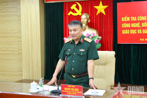 Thượng tướng Nguyễn Văn Hiền: Học viện Kỹ thuật Quân sự cần chú trọng nghiên cứu công nghệ nền, công nghệ lõi, chiến lược