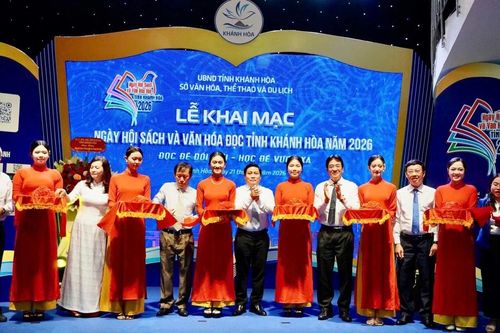 Khai mạc Ngày hội Sách và Văn hóa đọc tỉnh Khánh Hòa 2026