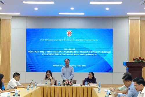 Hoàn thiện khung pháp lý, thúc đẩy hệ thống đăng ký biện pháp bảo đảm