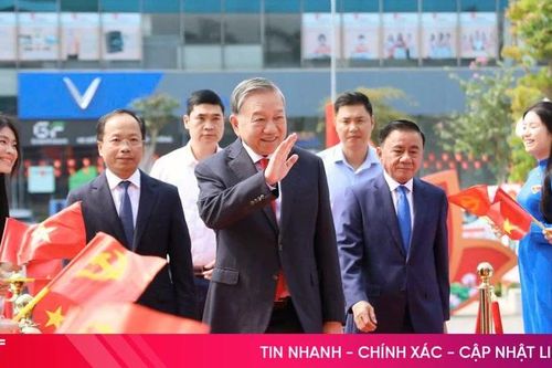 Tổng Bí thư, Chủ tịch nước Tô Lâm và đại biểu dự Lễ kỷ niệm 120 năm Ngày sinh Tổng Bí thư Hà Huy Tập
