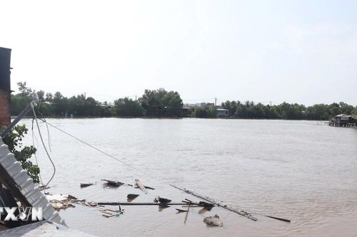 Sạt lở nghiêm trọng trên kênh xáng Bạc Liêu-Cà Mau