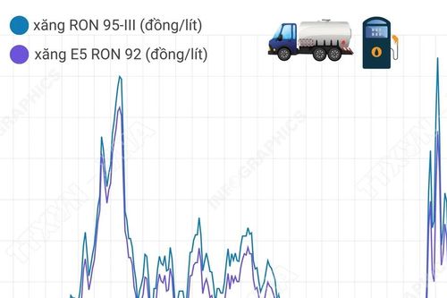 Giá xăng RON 95-III ở mức 23.000 đồng mỗi lít trong lần điều chỉnh mới nhất