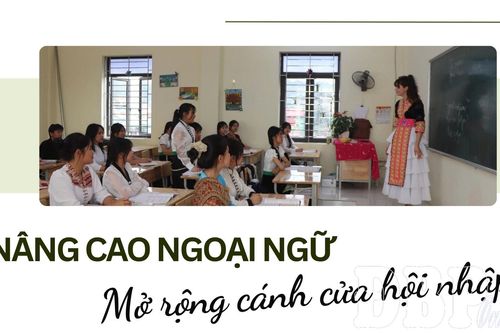 Nâng cao trình độ ngoại ngữ, mở rộng cánh cửa hội nhập