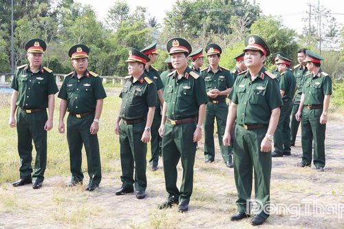 Quân khu 9 kiểm tra công tác quản lý, sử dụng đất quốc phòng tại Đồng Tháp