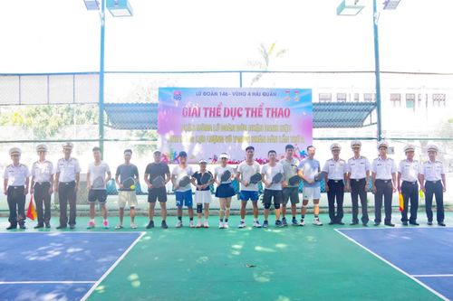 Lữ đoàn 146 khai mạc giải thể thao chào mừng các ngày lễ lớn