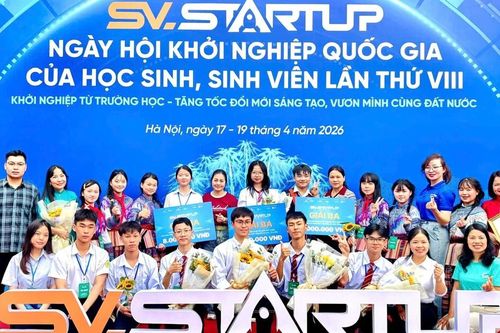 Lào Cai giành 03 giải Ba tại Cuộc thi 'Học sinh, sinh viên với ý tưởng khởi nghiệp'