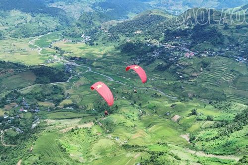 Hoạt động dù lượn 'Bay trên mùa nước đổ' tại Tú Lệ sẽ khai mạc vào ngày 29/4/2026