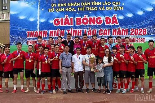 Bế mạc Giải bóng đá thanh niên tỉnh Lào Cai năm 2026