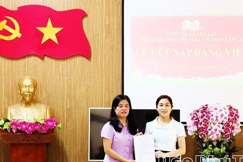 Yên Lạc chú trọng tạo nguồn, phát triển đảng viên mới
