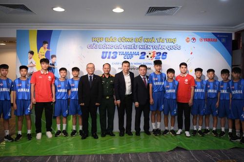 Công bố giải bóng đá thiếu niên U13 toàn quốc Yamaha Cup 2026